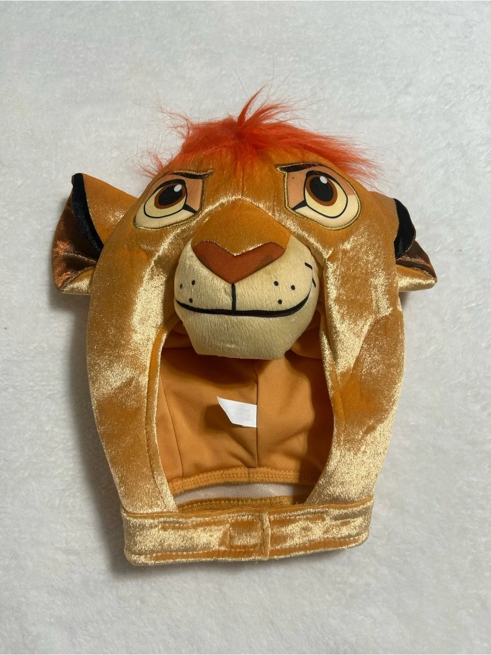 Disney Lion King Simba Kids Costume Hat Size Large